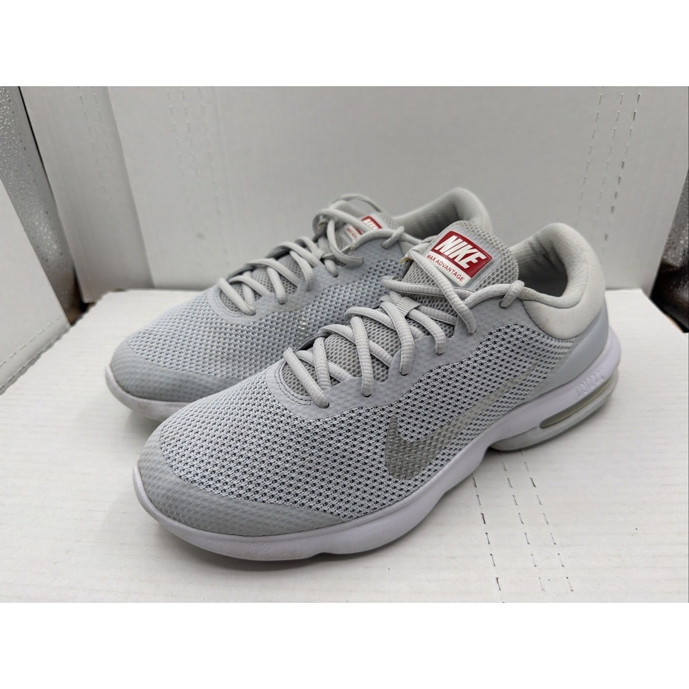 Nike Mens Air Max Advantage 908981-006 Gray Running Shoes Sneakers Size 10.5